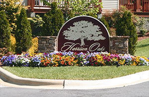 harrison oaks residence sign